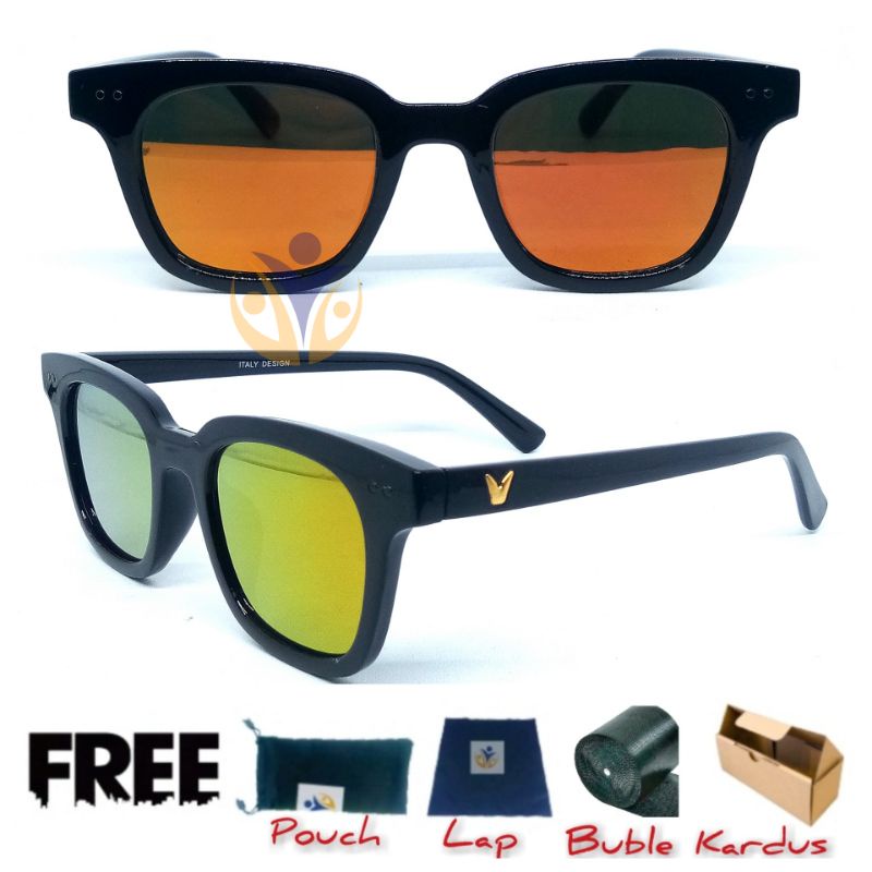 Kacamata hitam fashion V model Vincent UV Protection