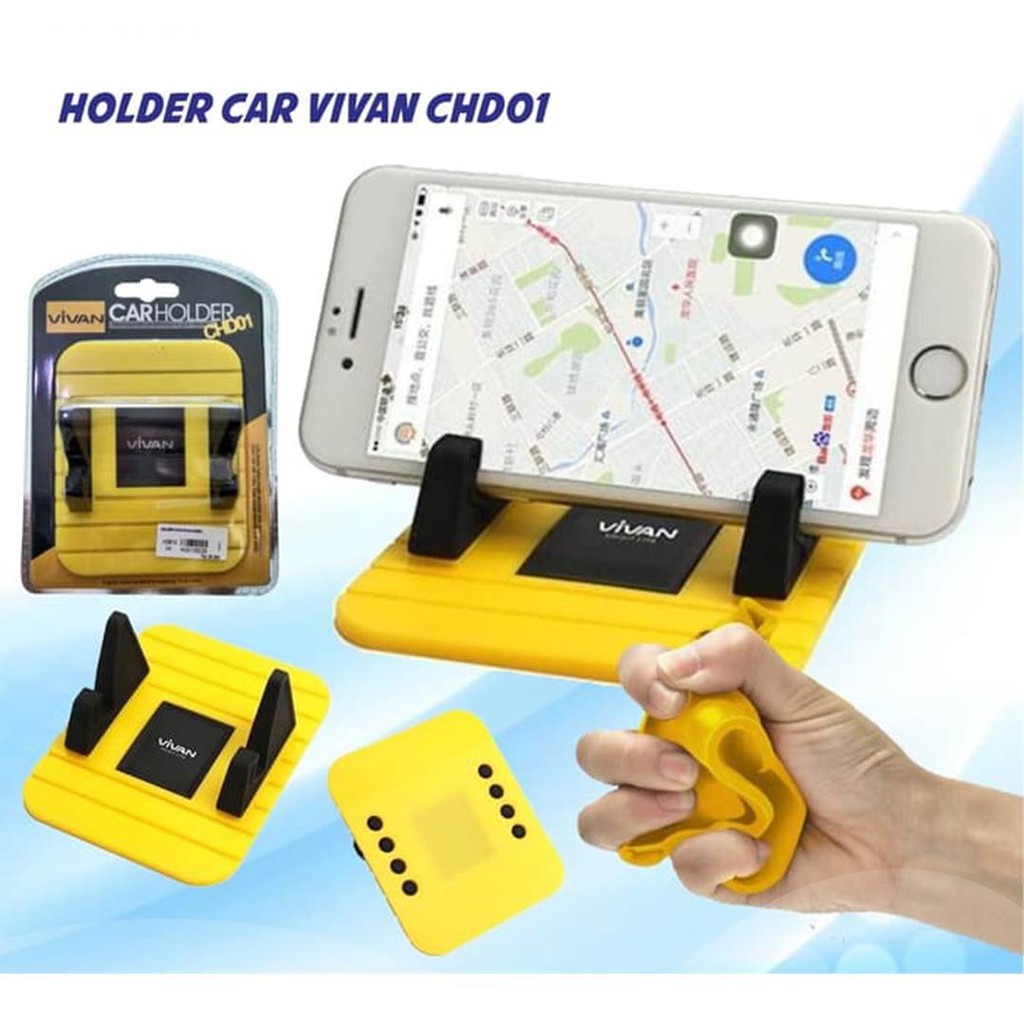 DUDUKAN HP HOLDER CAR HOLDER HP HOLDER HANDPHONE DASHBOARD MOBIL ANTI SLIP