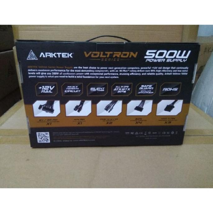 Psu 500W 80 Plus Bronze Arktek Power Supply Dagacocemilan