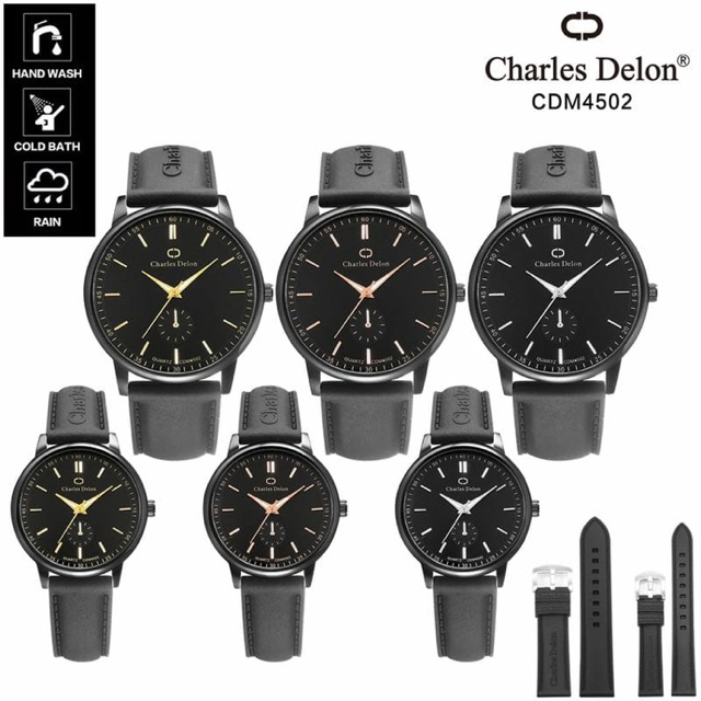 jam tangan charles delon couple ANTI Air ORI