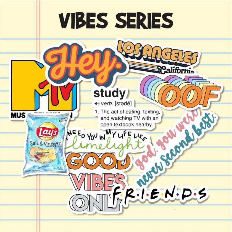 

STIKER AESTHETIC VIBES TUMBLR CASE HP LAPTOP