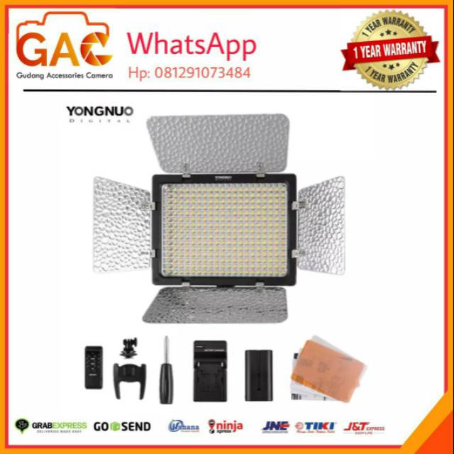 Promo paket hemat LED VIDEO LIGHT YONGNUO YN-300III YN300III plus batrey charger