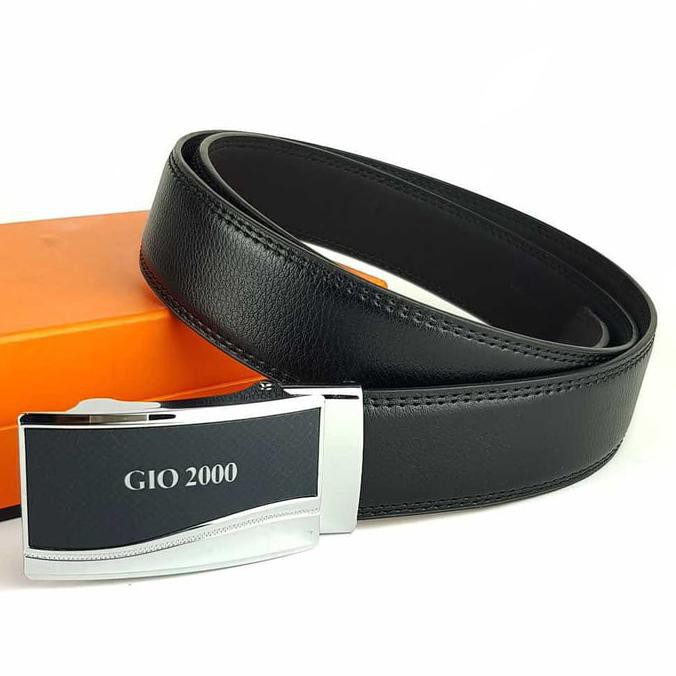 607J Sabuk - Gesper - Ikat Pinggang Pria - Kulit Asli Gio 2000 Rel 07 Grati Top