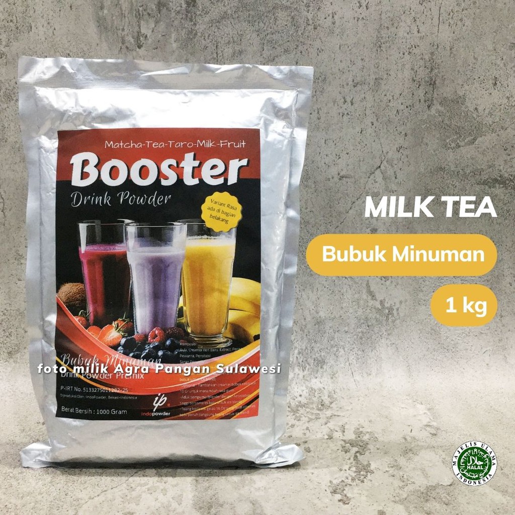 

Bubuk Minuman MILK TEA 1kg | MilkTea Bubble Drink Powder Teh Susu Boba Flavour Rasa - Indo Powder
