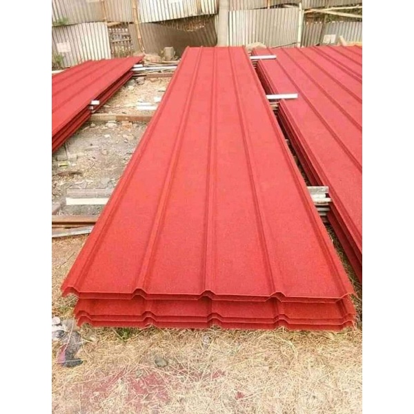 Kanopi baja ringan spandek pasir merah