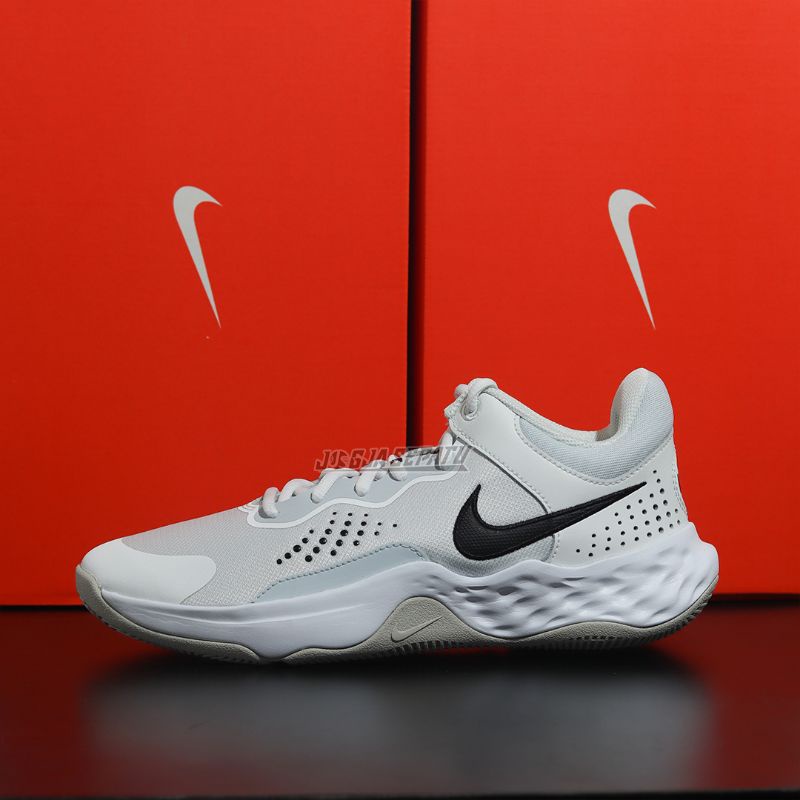 Nike Sepatu Basket Fly.By MID 3 - Summit White/Black Photon Dust/Blanc