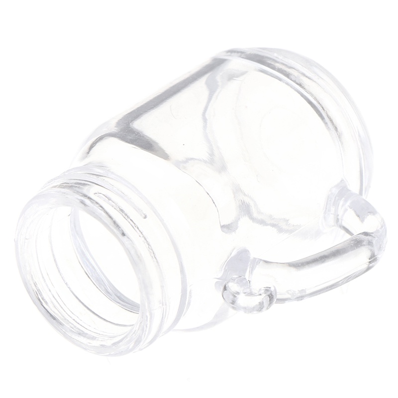 1pc Miniatur Plastik Transparan Skala 1: 12 Untuk Rumah Boneka 1: 6