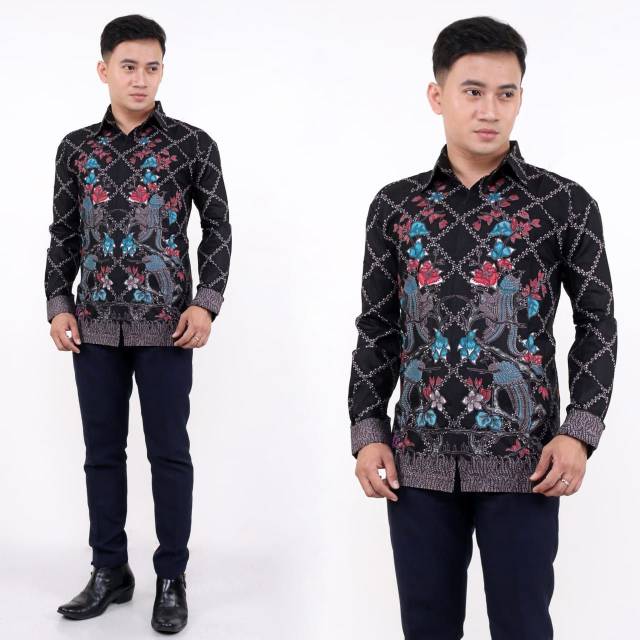 BATIK COUPLE KELUARGA - COUPLE BAJU BATIK SATU KELUARGA MOTIF KUPU SOGAN ABU2