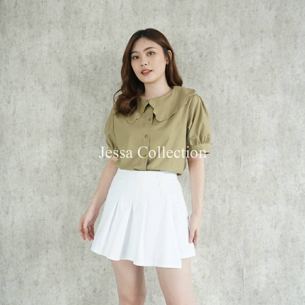 Premium Mioki Collar Blouse TH 485 COTTON