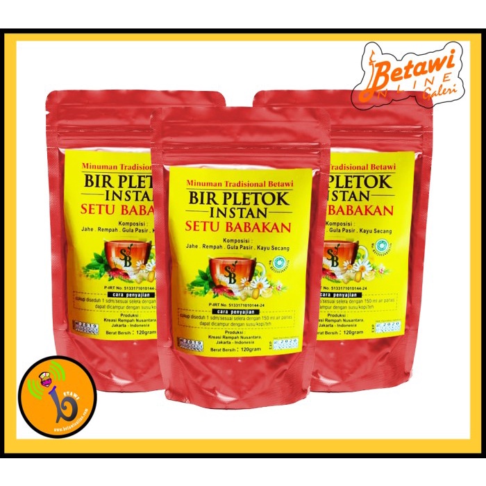 

Bir Pletok Instan Serbuk (BERKUALITAS)