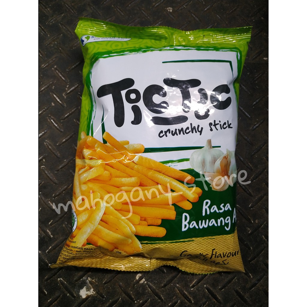 

Tic Tic Snack Crunchy Stick 70gr Bawang Asli / Pedas Mantap