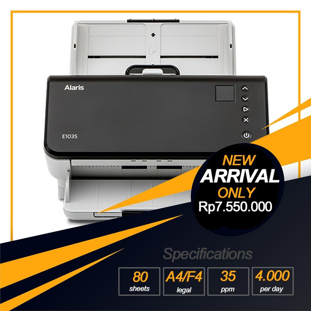 Scanner Kodak Alaris E1035 - Folio/F4 - 35 lembar/menit