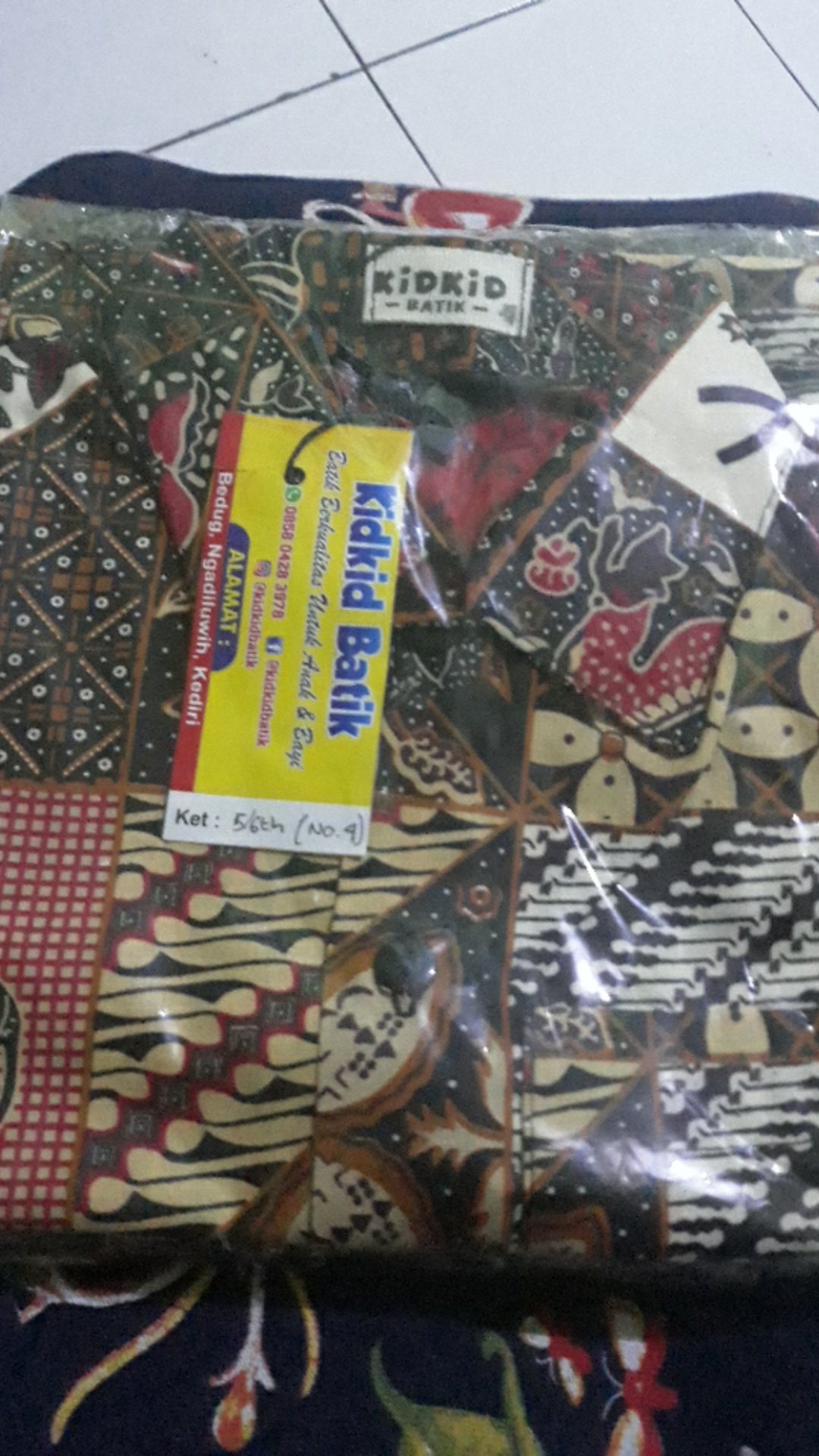 Baju Batik Anak Laki Laki Kemeja Batik Anak Laki Usia 0-14 Tahun Kode Bk-42
