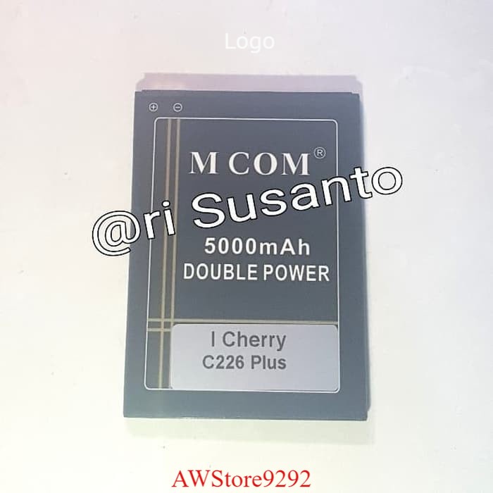 Mcom Battery Batre Baterai Double Power Mcom i-Cherry iCherry C226 - C226 Plus