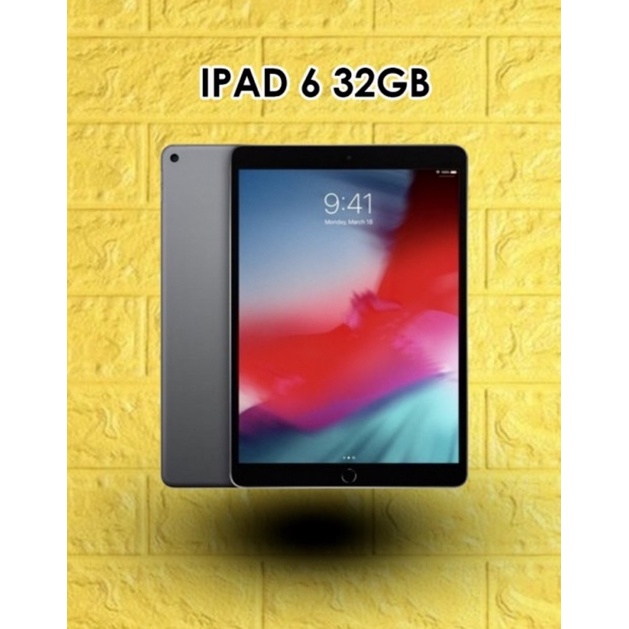 ipad 6 grey second 32gb original