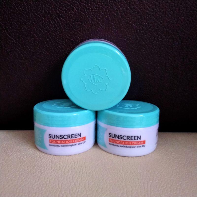 Viva Sunscreen Foundation - krim tabir surya - UV filter 22g