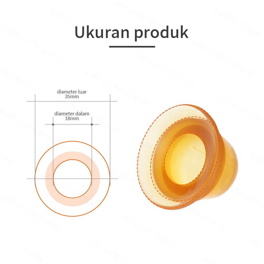 Lakhu Penutup penarik puting payudara / nipple puller penarik puting silikon