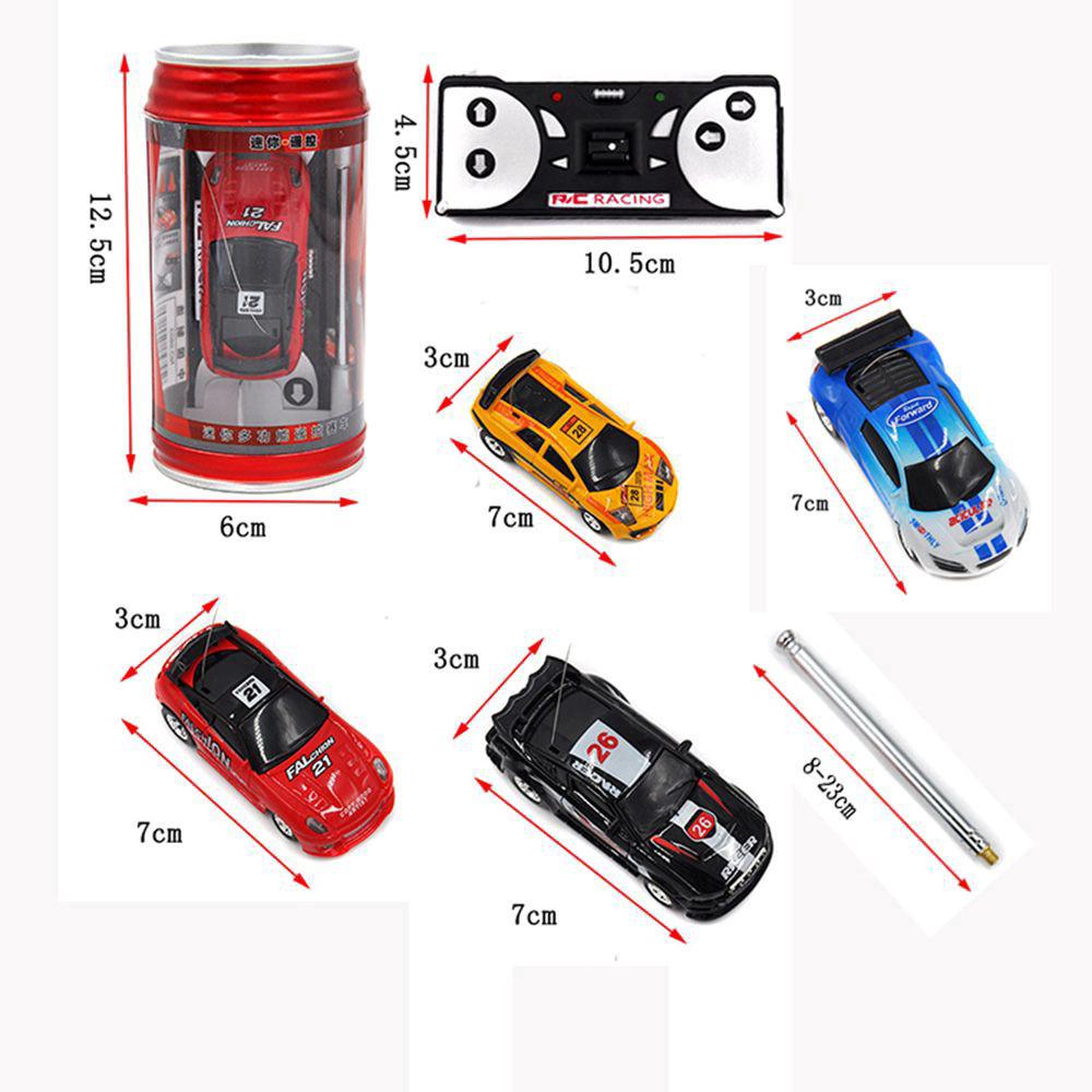 Mainan RC  Mobil  Balap  Multi Warna Mini dengan Remote  