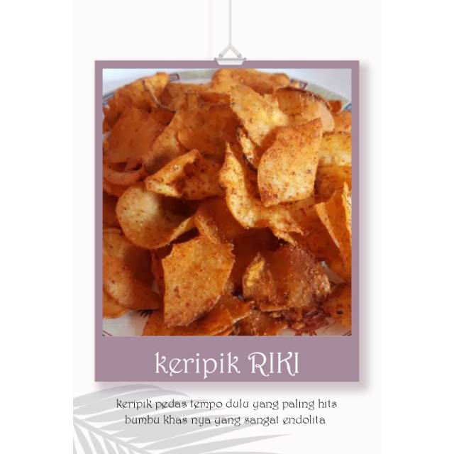 Jual Keripik Pedas Riki Indonesia Shopee Indonesia