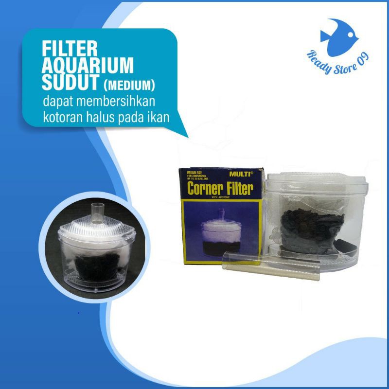 Filter corner Multi corner filter sudut aquarium aquascape MINI FILTER KECIL