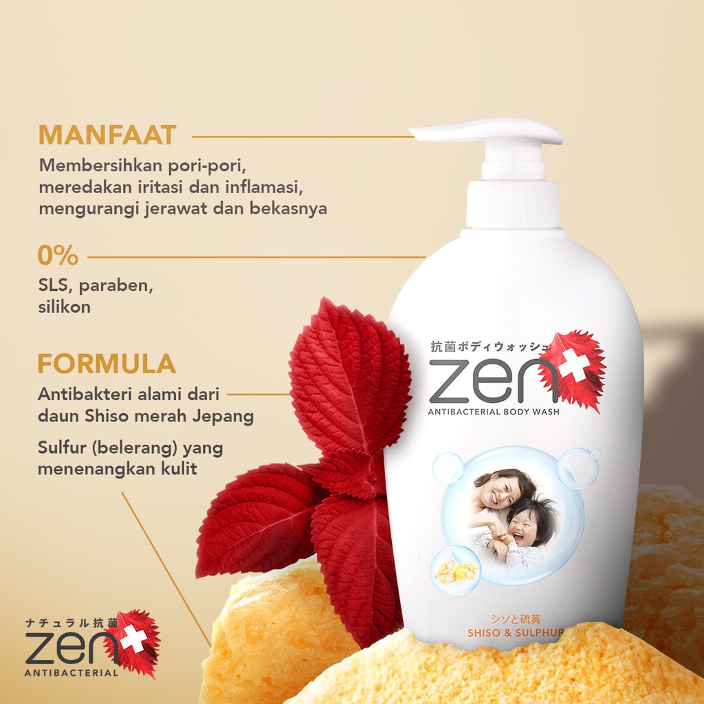 ZEN Antibacterial Body Soap Sabun Cair