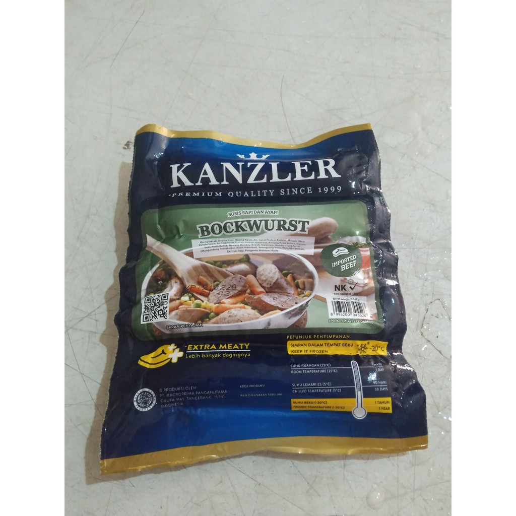 

Kanzler Bockwurst 360 Gram