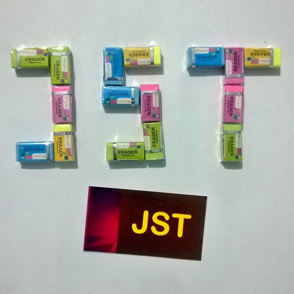 

Penghapus Pensil Kecil Warna Merk Jazzco atau Setara