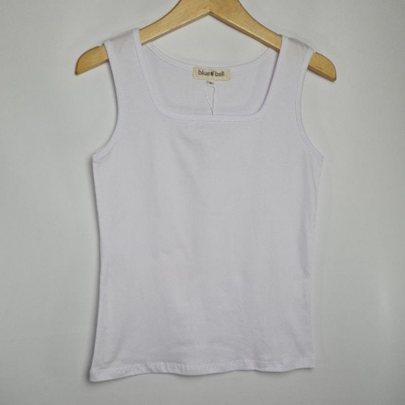 Singlet - Tank Top Wanita Casual Putih