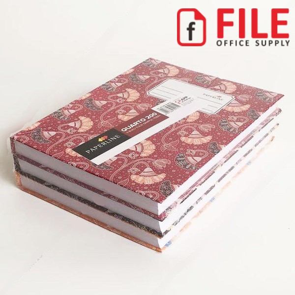 

Buku Tulis Hard Cover Kuarto / Kwarto / Quarto Paperline / Vision 200 Lembar