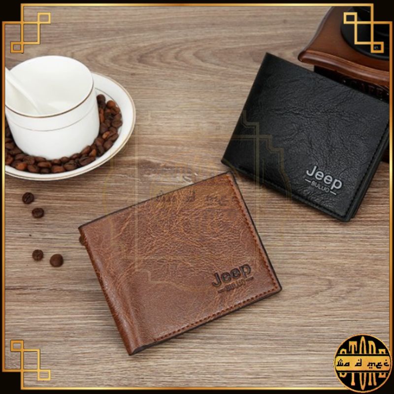 DOMPET JEEP BULUO PREMIUM IMPORT PENDEK KULIT Pria Wanita Murah PENDEK ORIGINAL