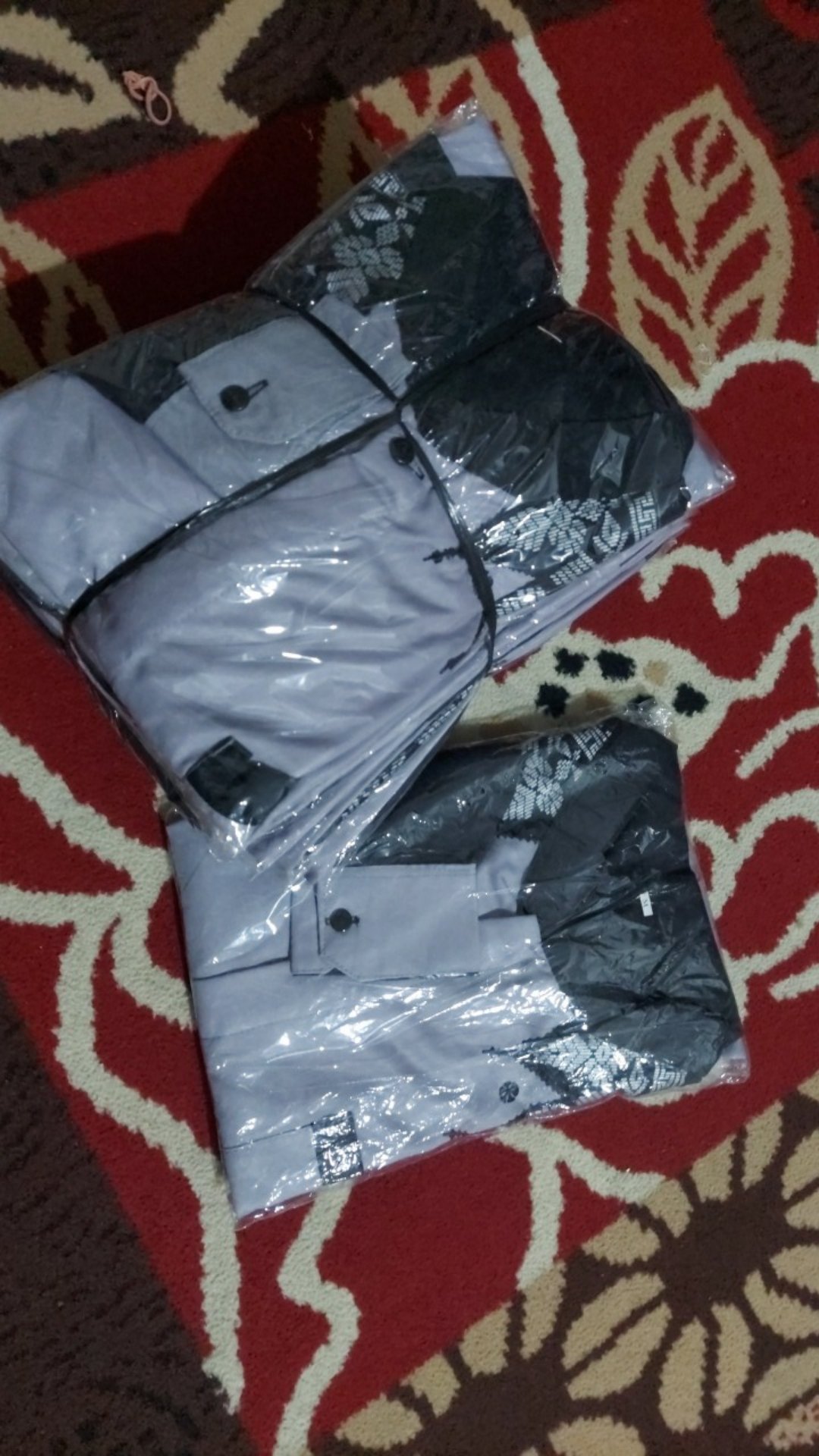 Batik Pria Size M L Xl Xxl  Bswart Batik Hrb026 Kenongo Hem Panjang Padi
