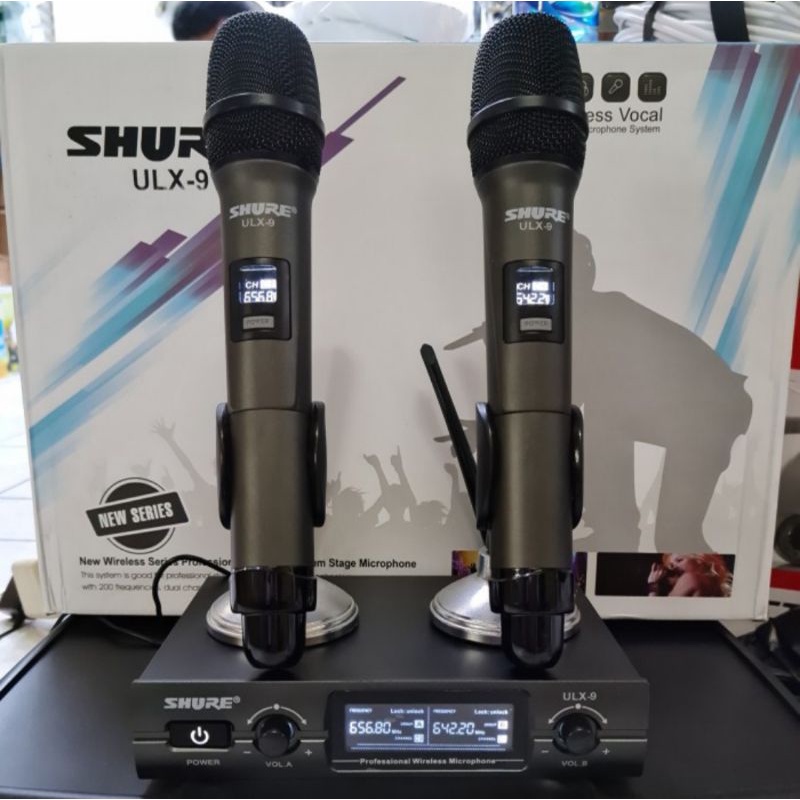 Mic Wireless Shure ULX9/ULX 9 2 Mic Handle