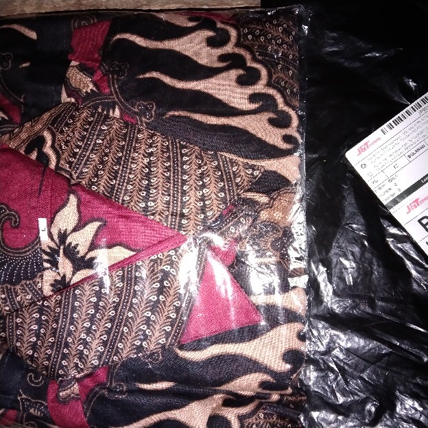 Kemeja Batik Jumbo Pria Lengan Panjang M L Xl Xxl Atasan Kemeja Batik Kondangan Pria Lengan Panjang