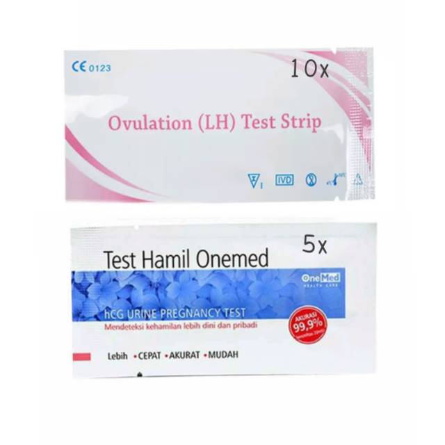 10x LH Ovulation Test 5x Test Hamil Onemed