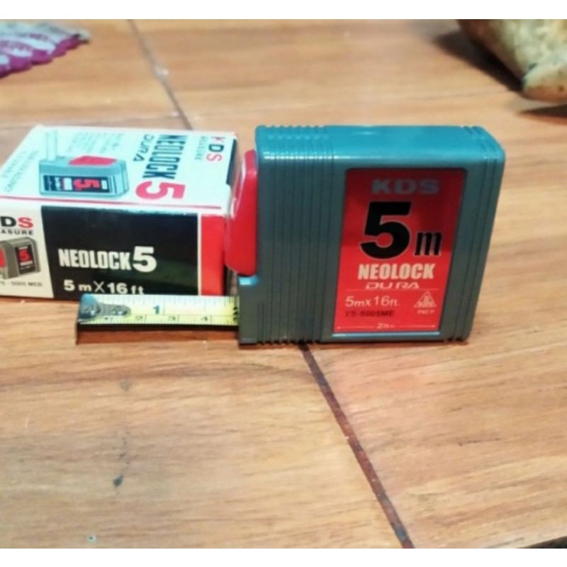 KDS Maesure/Meteran Rol Neolock 5 meter x 16 ft