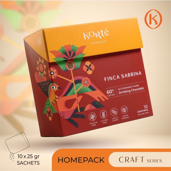 

DISKON - (BISA COD) KORTE FINCA SABRINA 60% (Homepack - 250g)