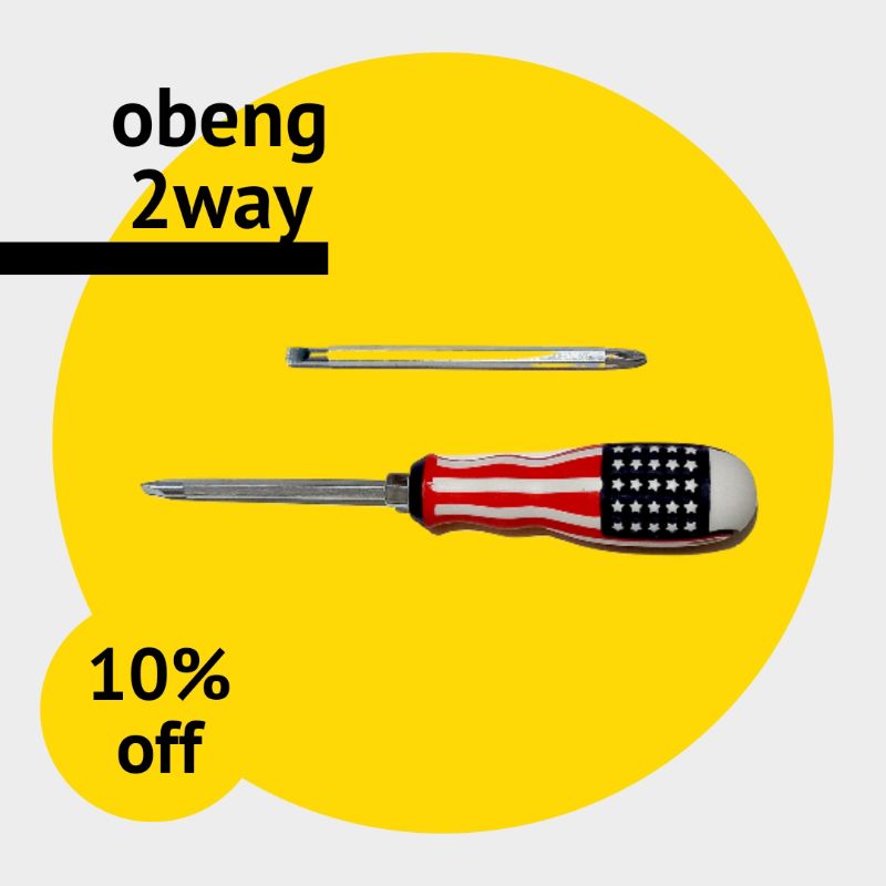 OBENG BOLAK BALIK TWO WAY PLUS MINUS AMERICA