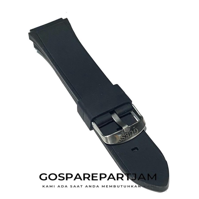 Strap Tali Jam Tangan Guess Gs Gww0248G5 W0247G3 Pria Rubber Terbaru