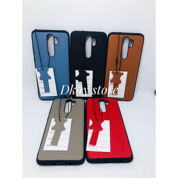 CASE KULIT REDMI NOTE 7 / REDMI NOTE 8 / REDMI NOTE 8 PRO SOFTCASE SILIKON COVER KULIT JERUK DALAM B