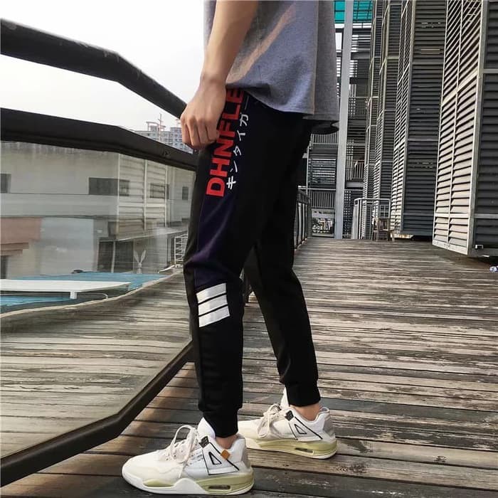 TBI Import Celana Joger Pria DFLEF Man Jogger Street Style Pant K-POP BTS