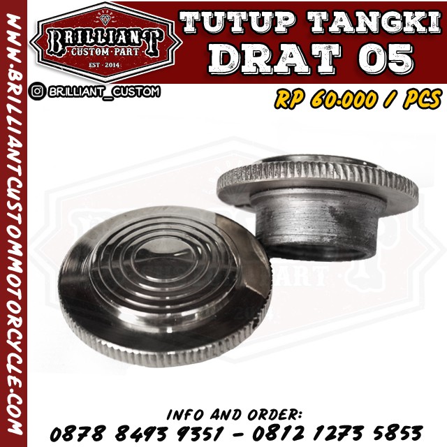 Tutup Tangki Custom model Drat