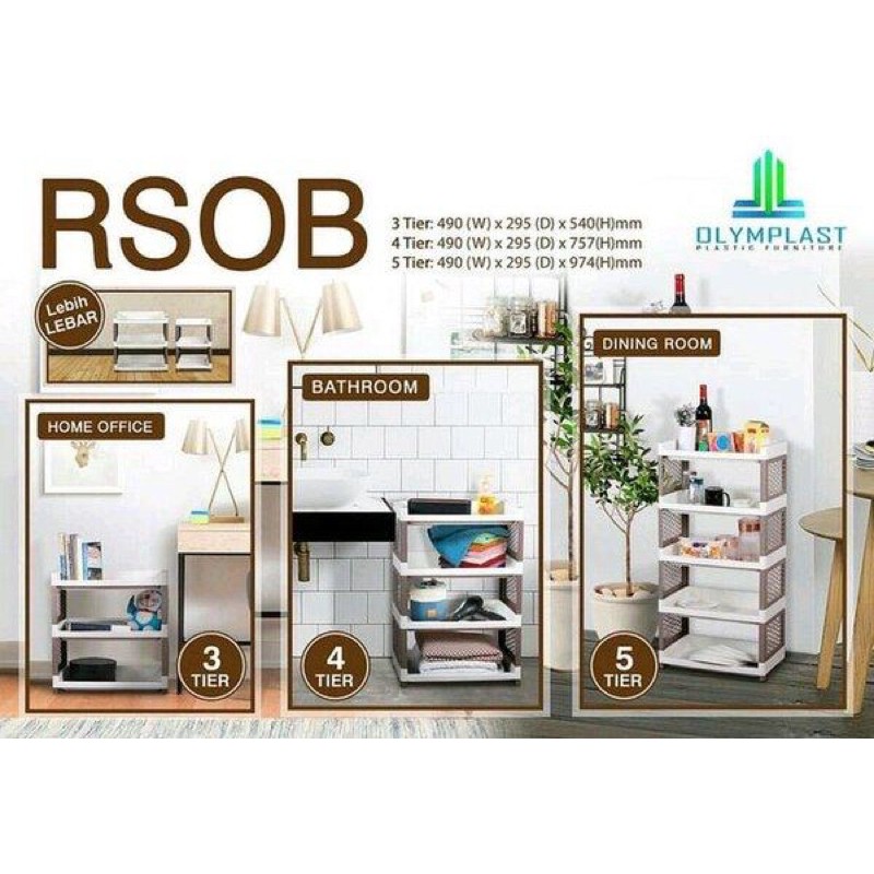 Rak serba guna Olymplast RSOB 5 tingkat