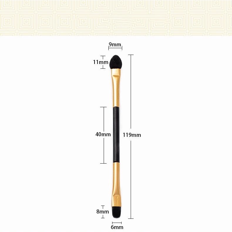 1pcs Multifunctional Double head Eye shadow Brush Double-end Foundation Powder Eyeshadow Brush Tool two head makeup brush