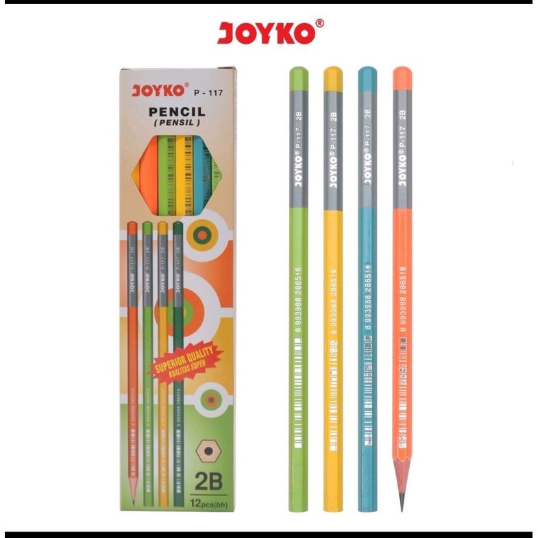 

PENSIL 2B JOYKO P- 117 (HARGA SATUAN)