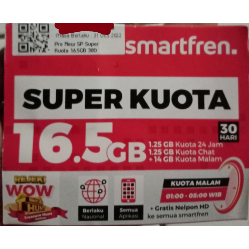 Smartfren 16,5 GB