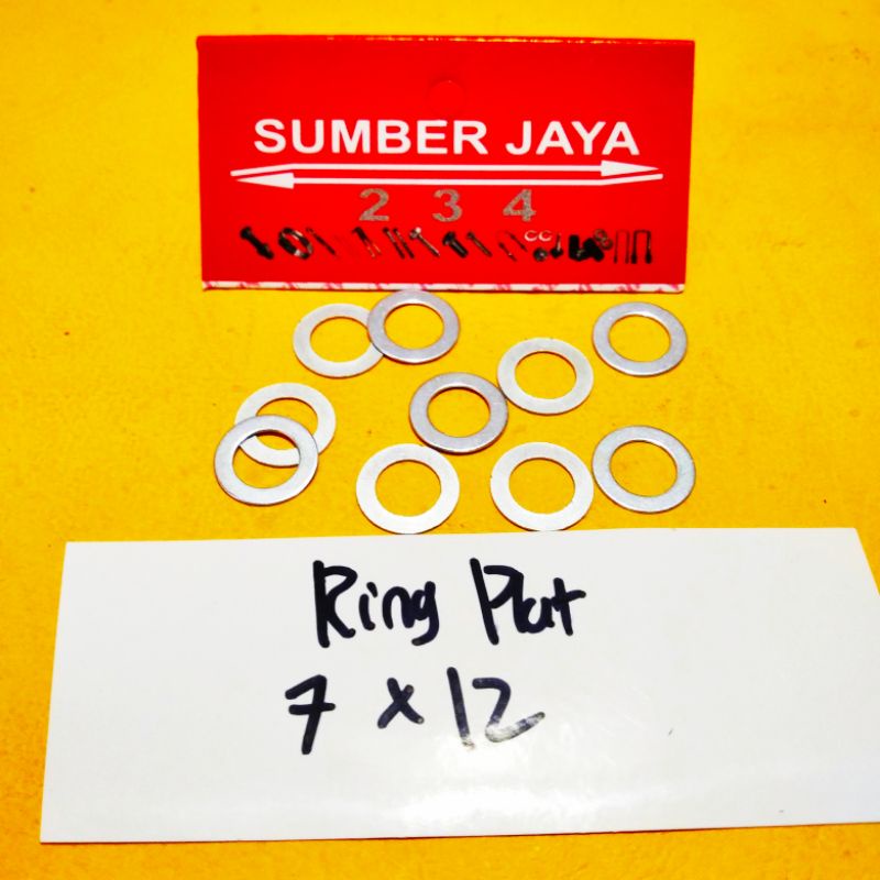 Ring plat M7 7 x 12  isi 100 TERMURAH