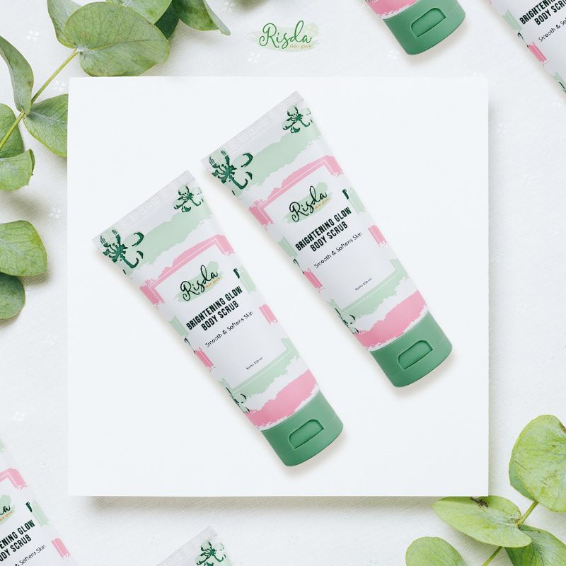 ECER, BODY SCRUB/ LULUR, RISDA SKIN GLOW, TERLARISSS (free gift)