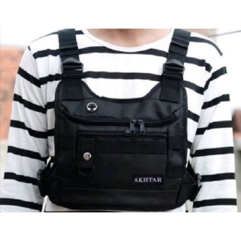 Tas dada pria tactical army