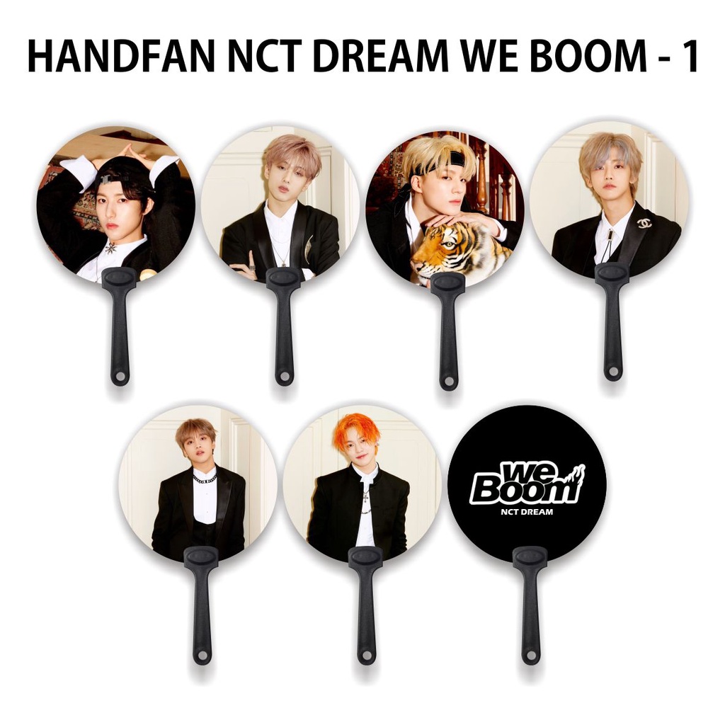 KIPAS TANGAN / HANDFAN NCT DREAM WE BOOM (1) - SOUVENIR KPOP UNOFFICIAL