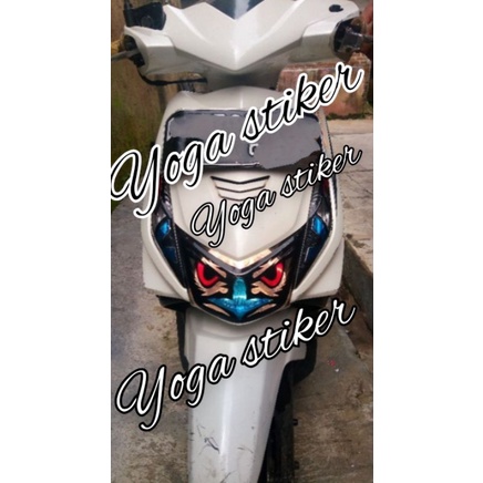 costum lampu depan beat karbu